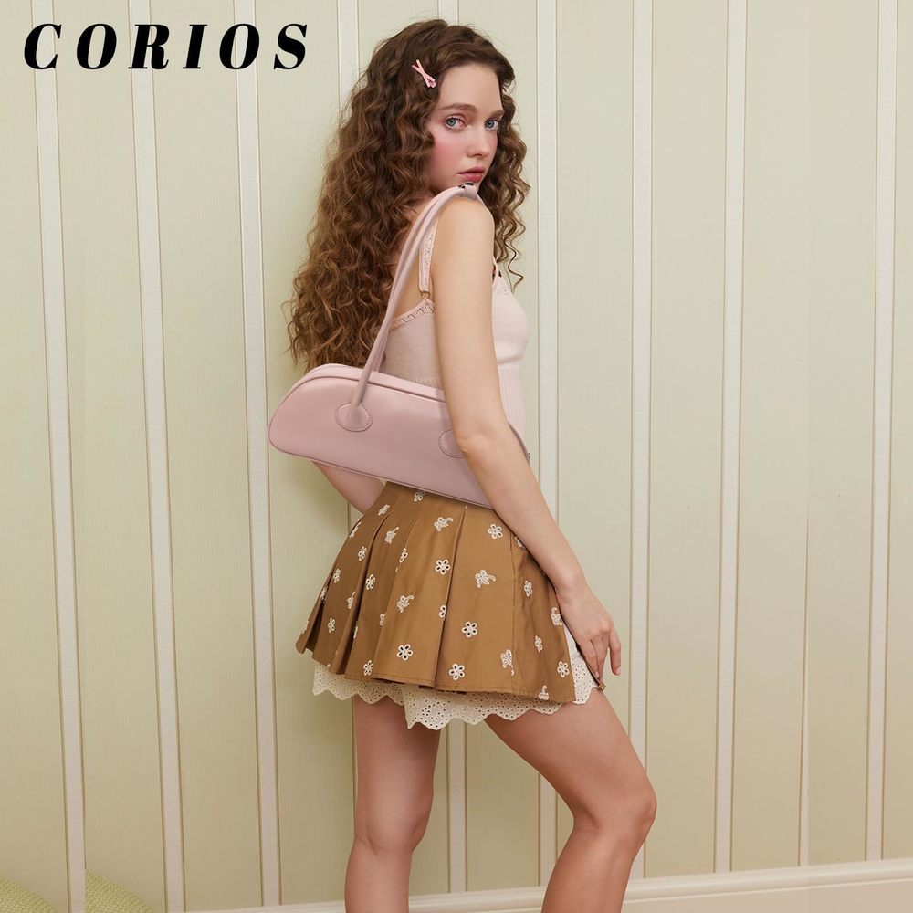 Small Pu Leather Handbag - Waterproof Top Handle Shoulder Bag, :[ - Picture 2 of 8